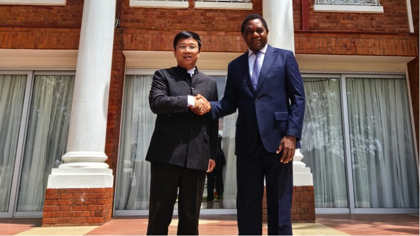 xpj官网董事长王平卫拜会赞比亚总统 希奇莱马并出席收购Kitumba铜矿股权签约仪式